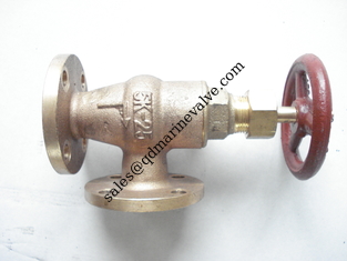 Çin JIS deniz bronz hurda aşağı kontrol açısı valfi JIS F7352,F7410 Tedarikçi