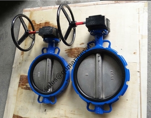 Çin JIS F7480 Denizci dökme demir kelebek valfi solucan kalıbı Türü Boyutu:DN40-DN350 Tedarikçi
