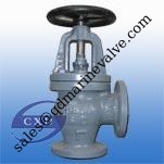 Denizcilik için atılmış çelik açı valfi F7312 Tedarikçi