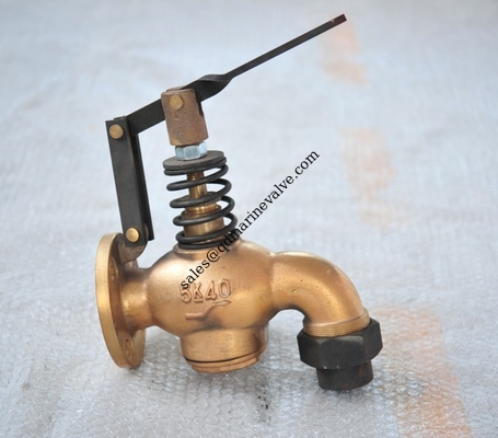 Bronz Yaylı Yüklü Çekim Valfi, Kendini Kapatan Çekim Valfi JIS F7398 Tedarikçi