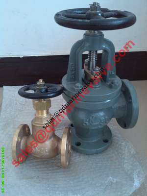 2 1/2 &quot;JIS deniz bronz açılı yangın valfi/hidrant valfi DN65 Tedarikçi