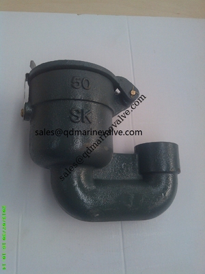Atık demir Goose Neck Hava borusu başları JIS F3012 5K,10K Tedarikçi