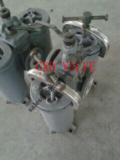 KOST IRON Marine Duplex Oil Strainer JIS F7208 Kore Pazarı için Tedarikçi